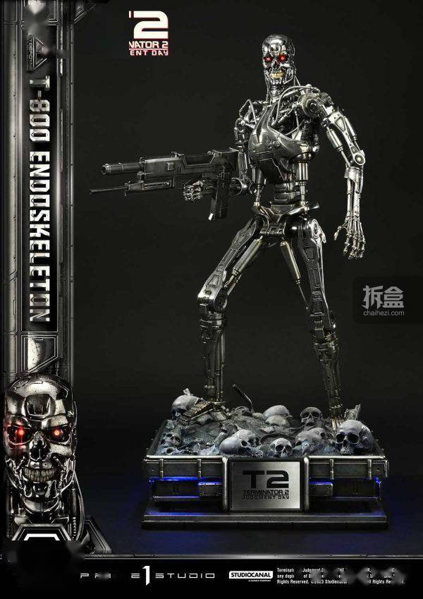 PRIME 1 STUDIO 终结者2 T800骨骼机器人 1/3电影雕像
