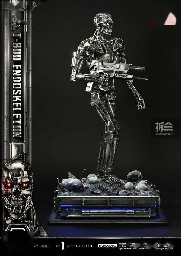 PRIME 1 STUDIO 终结者2 T800骨骼机器人 1/3电影雕像
