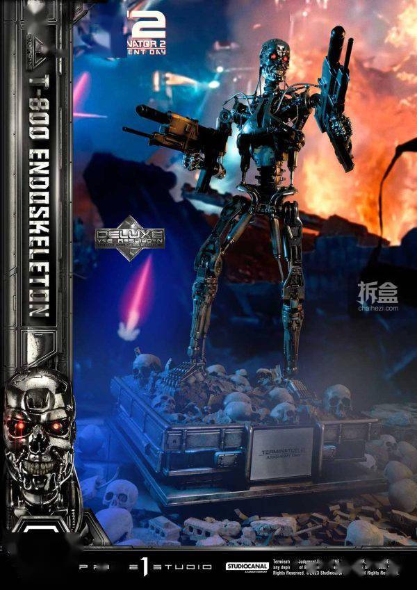 PRIME 1 STUDIO 终结者2 T800骨骼机器人 1/3电影雕像