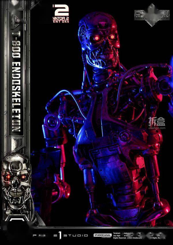 PRIME 1 STUDIO 终结者2 T800骨骼机器人 1/3电影雕像