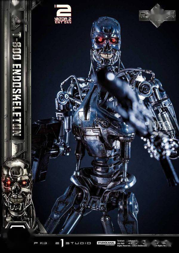 PRIME 1 STUDIO 终结者2 T800骨骼机器人 1/3电影雕像