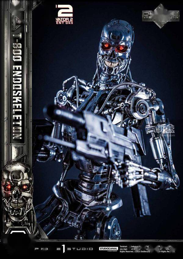 PRIME 1 STUDIO 终结者2 T800骨骼机器人 1/3电影雕像