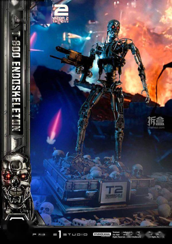PRIME 1 STUDIO 终结者2 T800骨骼机器人 1/3电影雕像