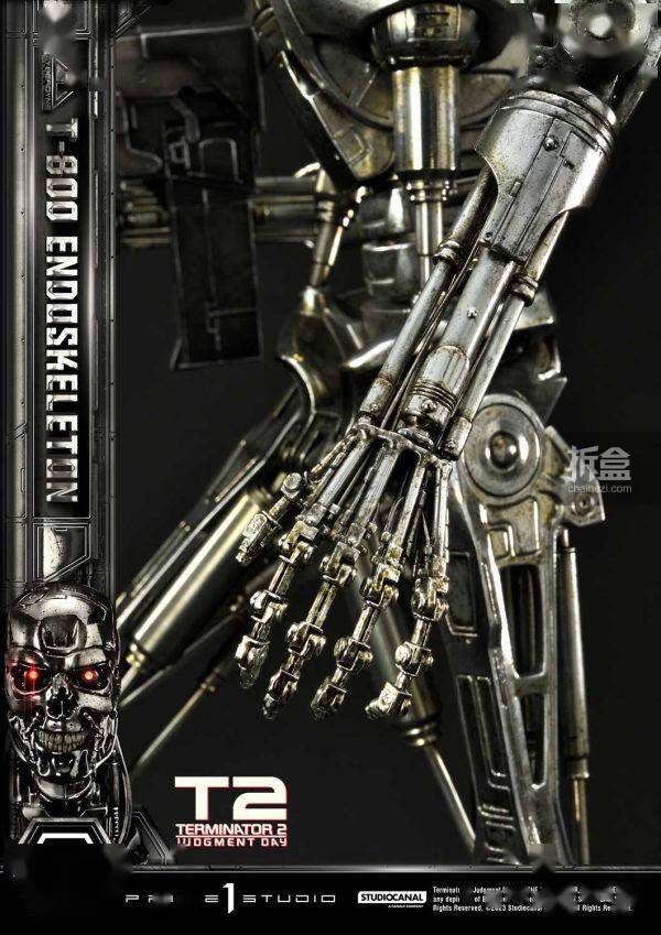 PRIME 1 STUDIO 终结者2 T800骨骼机器人 1/3电影雕像