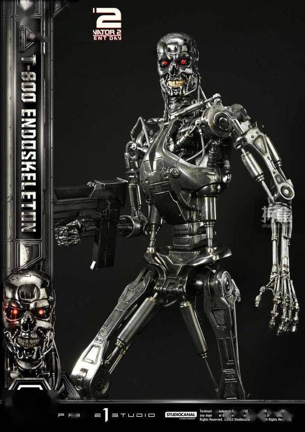 PRIME 1 STUDIO 终结者2 T800骨骼机器人 1/3电影雕像