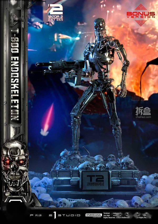 PRIME 1 STUDIO 终结者2 T800骨骼机器人 1/3电影雕像