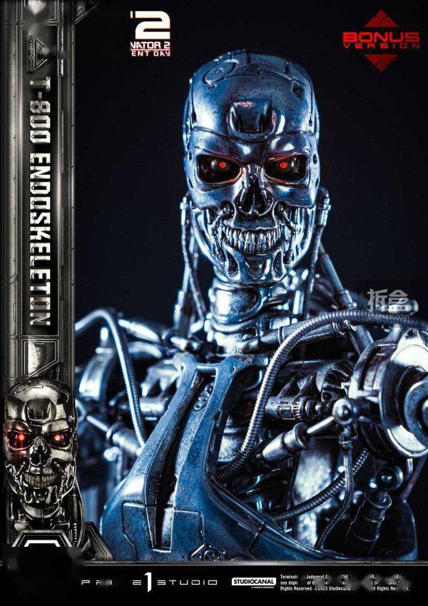 PRIME 1 STUDIO 终结者2 T800骨骼机器人 1/3电影雕像