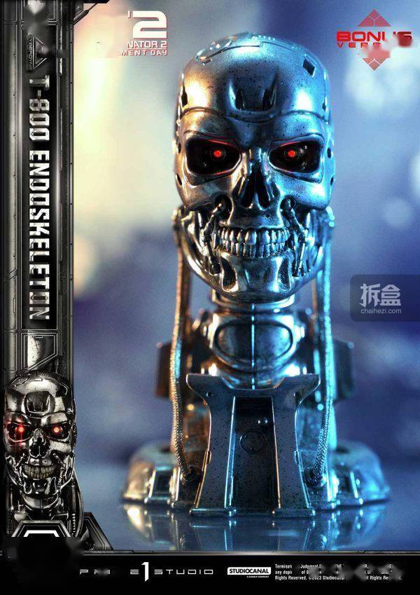 PRIME 1 STUDIO 终结者2 T800骨骼机器人 1/3电影雕像