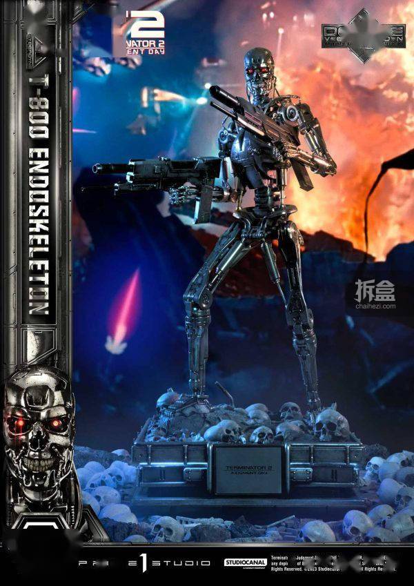 PRIME 1 STUDIO 终结者2 T800骨骼机器人 1/3电影雕像