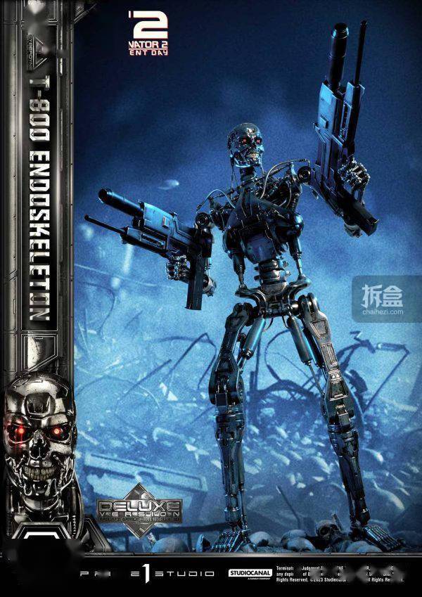 PRIME 1 STUDIO 终结者2 T800骨骼机器人 1/3电影雕像