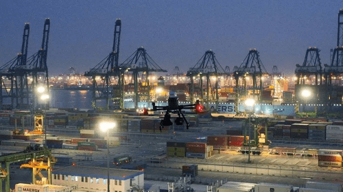 巡检无人机飞入智慧港口,复亚智能助力安防升级