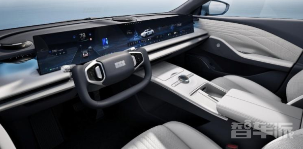 吉利银河E8全球首次亮相：一体式发光前脸揭示外观内饰之美