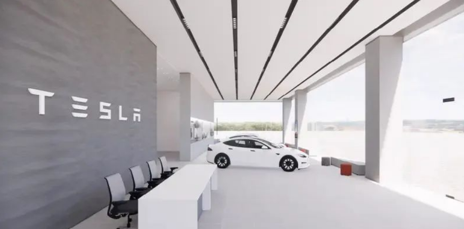 上海外高桥新展城迎来国内最大的一体化特斯拉中心,建筑面积超过8000平方米!
