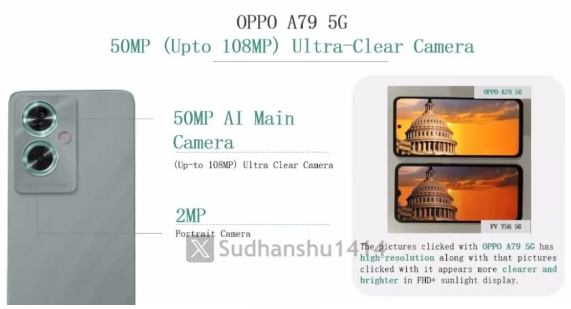 OPPO A79 5G渲染图曝光:天玑 6020 处理器 + 6.72 英寸 LCD 屏幕