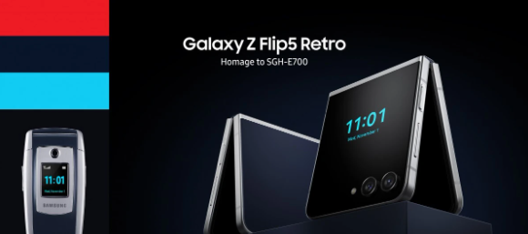 致敬经典SGH-E700:三星推出Galaxy Z Flip 5 Retro手机