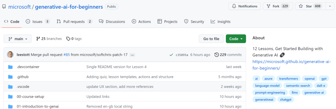 微软免费课程，吴恩达亲自授课，为顶级生成式AI提供必备课程