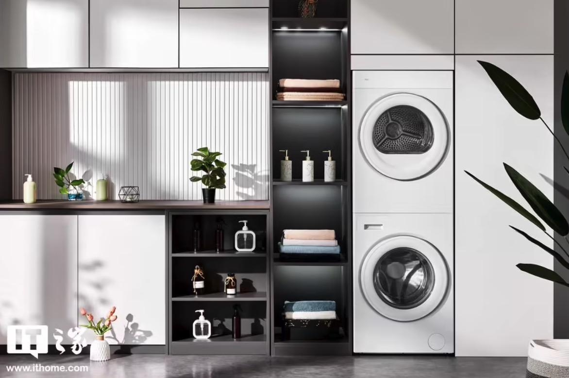 双十一必入:TCL 双子舱洗烘护集成机 T10 + 薄嵌冰箱 T9,小巧强大,空间利用极高