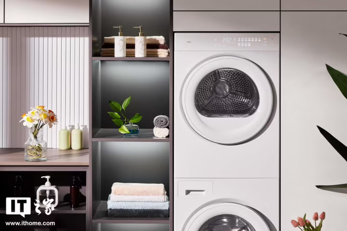 双十一必入:TCL 双子舱洗烘护集成机 T10 + 薄嵌冰箱 T9,小巧强大,空间利用极高
