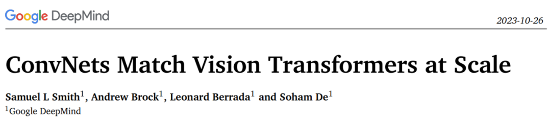DeepMind：谁说卷积网络不如ViT？