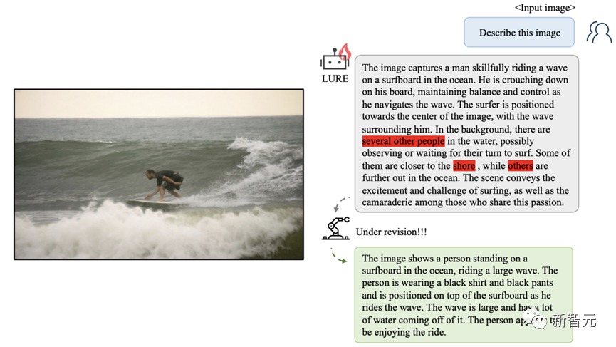 多模态物体幻觉下降23%！UNC斯坦福等推出通用修正器LURE：兼容任意LVLM，专攻三大幻觉成因