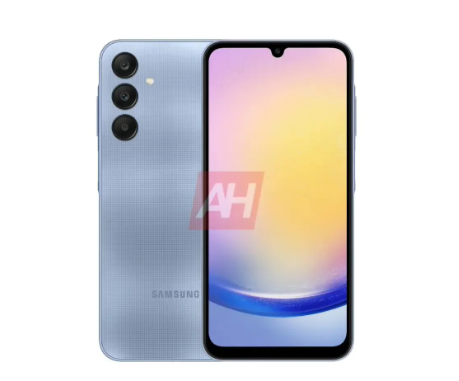 三星 Galaxy A25 5G 手机高清渲染图曝光:四色外观