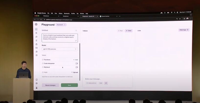 OpenAI发布新的Assistants API,允许开发者轻松为其应用程序定制AI助手
