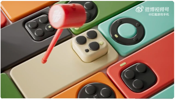 红魔游戏手机9 Pro预热,打破传统,摄像头惊现平坦状态