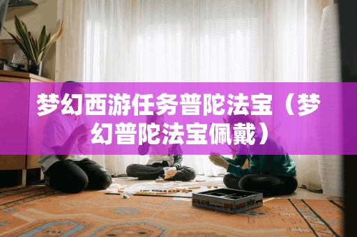 梦幻西游中的普陀法宝任务(佩戴梦幻普陀法宝)