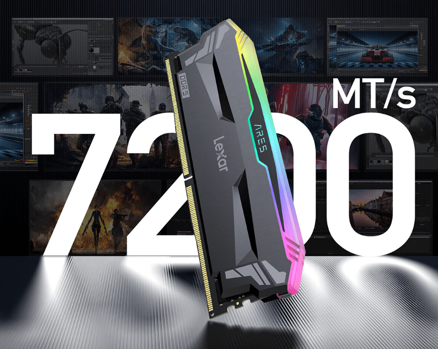 雷克沙 ARES RGB DDR5 7200 内存条上市,16GB×2 首发价 1099 元