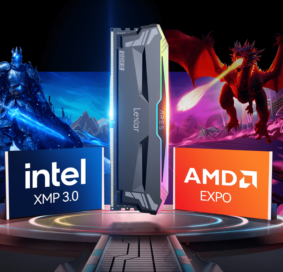 雷克沙 ARES RGB DDR5 7200 内存条上市,16GB×2 首发价 1099 元