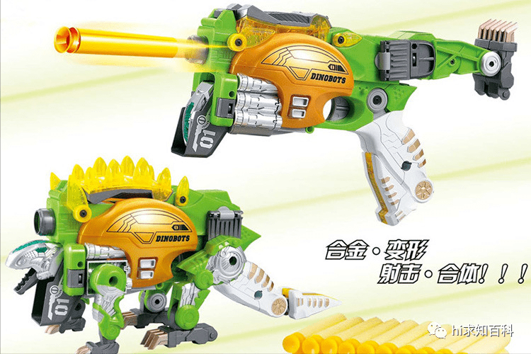 敢相信!恐龙竟然能够变形成“枪”,并且组合成六款合体机器人!