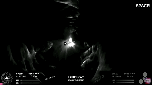 “马斯克星舰再次爆炸，飞船信号丧失并自毁！失败之中的成功”