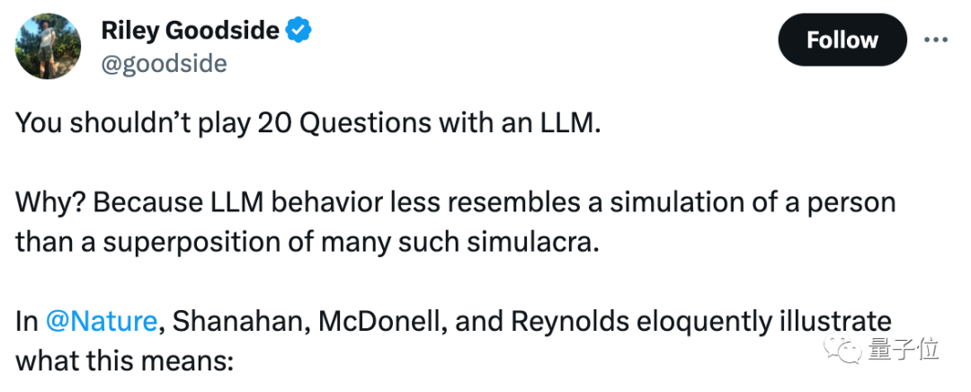 Nature:大模型只会搞角色扮演,并不真正具有自我意识