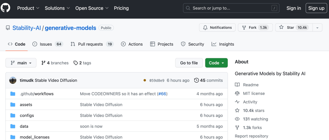 Stable Video Diffusion来了，代码权重已上线