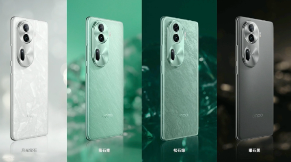 Reno 11四款配色设计出炉,水光流转成手机新潮流