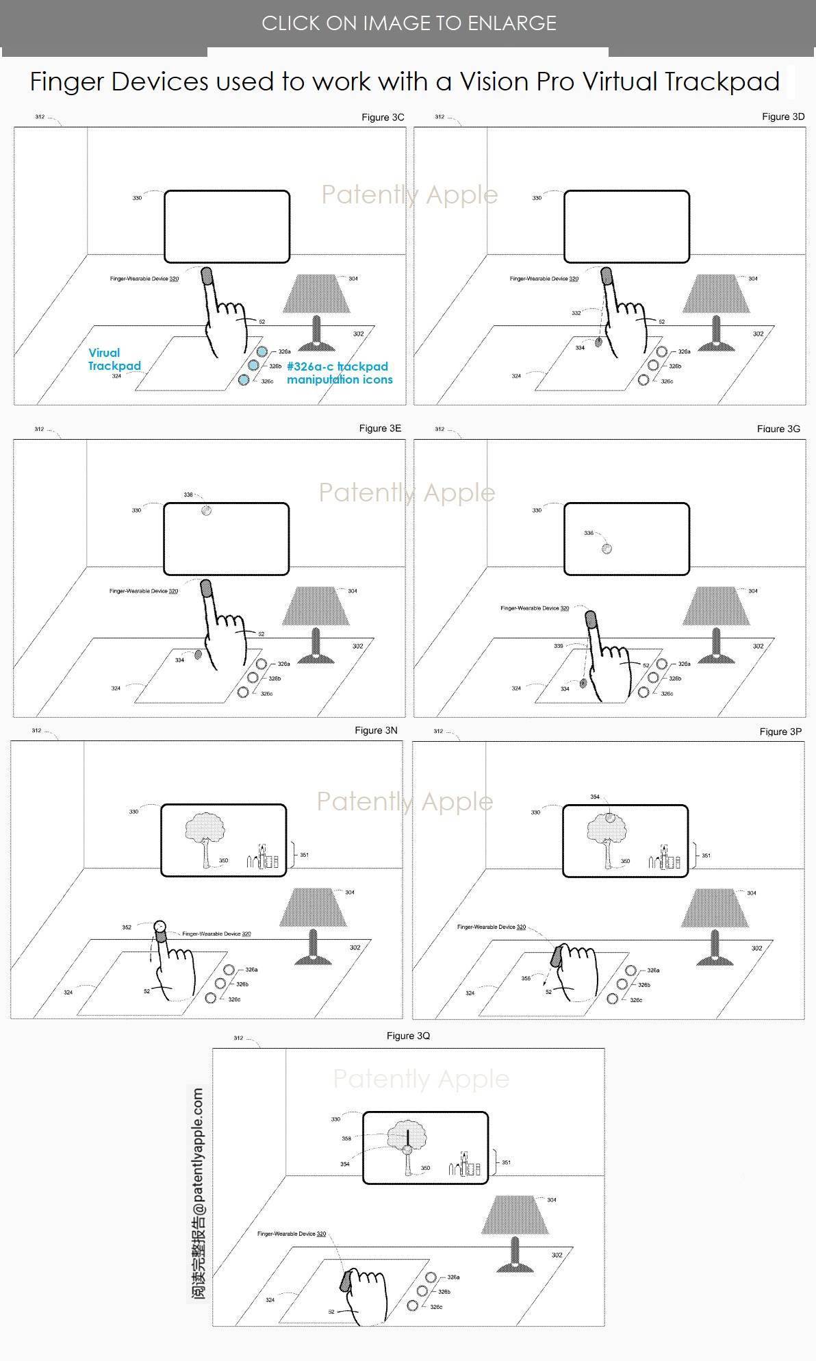 苹果获得专利,可使用指套设备与 Vision Pro 头显进行人机交互