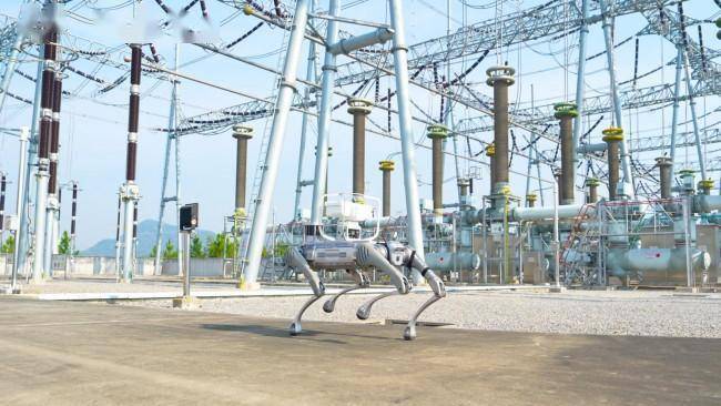 宇树电力巡检四足机器狗Unitree B2投入使用,电力行业迎来智能化巡检新时代