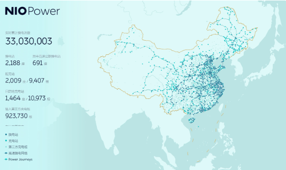 蔚来加速全球布局：新增中心、服务站点和电动充电设施