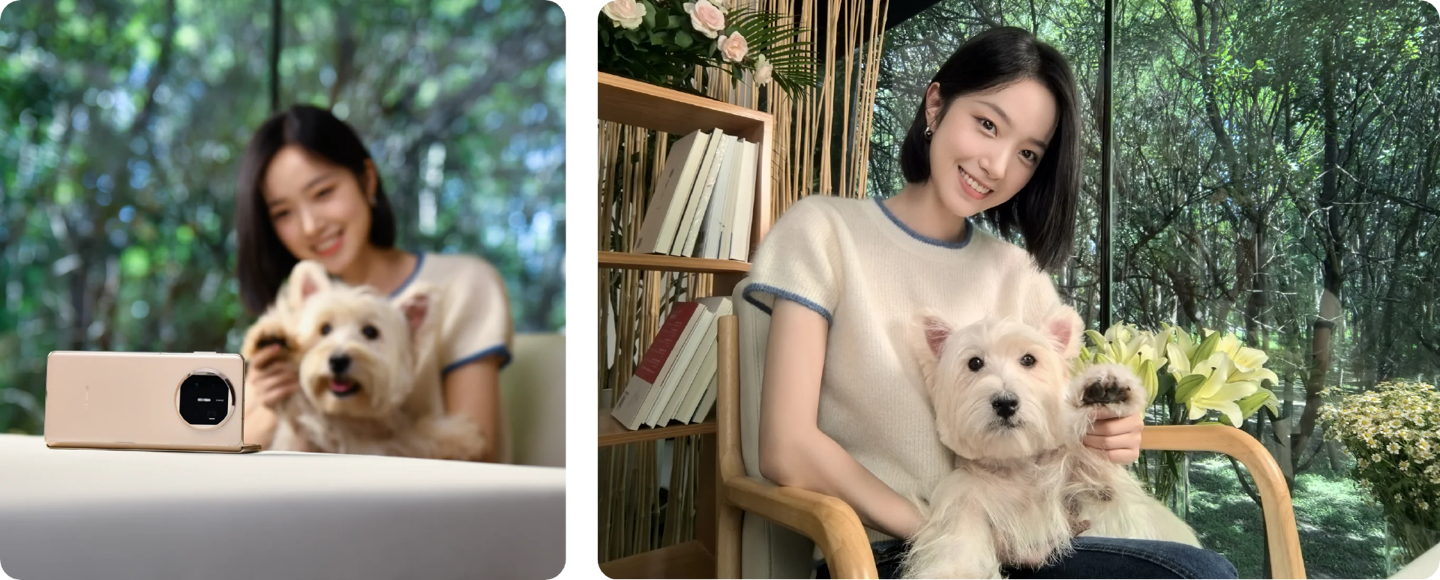 轻松拍出萌宠大片!华为 Mate 60 Pro、Mate X5 帮你解决宠物拍照难题