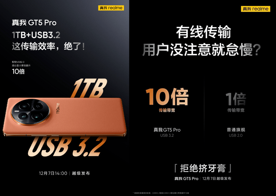 全面AI进化,出厂首发预装realme UI5.0 真我GT5 Pro预热信息汇总