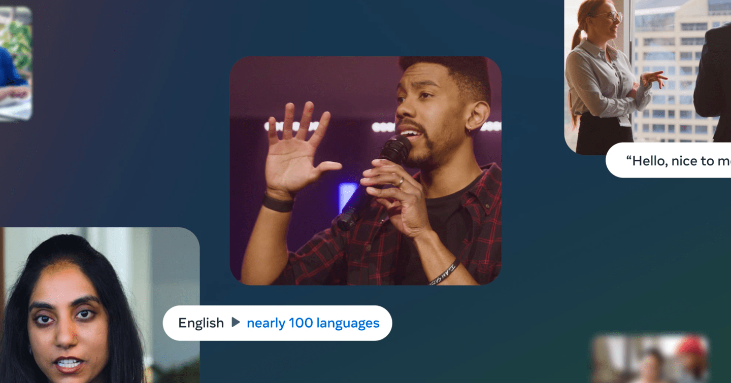 Meta 推出 AI 翻译套件 Seamless Communication