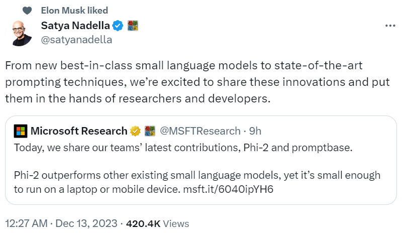 手机运行微软小模型胜过27亿参数的大模型