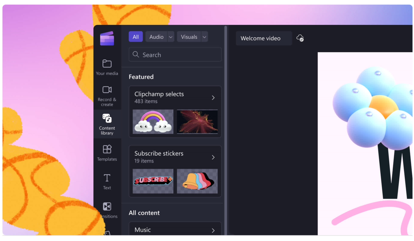 微软视频编辑工具 Clipchamp 新增 AI 自动创作和 AI 文本转语音功能