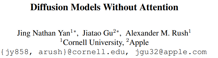 Mamba带火的SSM受到苹果和康奈尔的关注：抛弃注意力分散模型