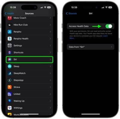 如何使用 Siri 访问和编辑健康数据:iOS 17.2