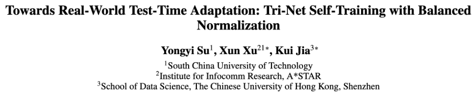 TRIBE在多真实场景下实现鲁棒的领域适应，确保测试时的卓越表现（AAAI 2024）