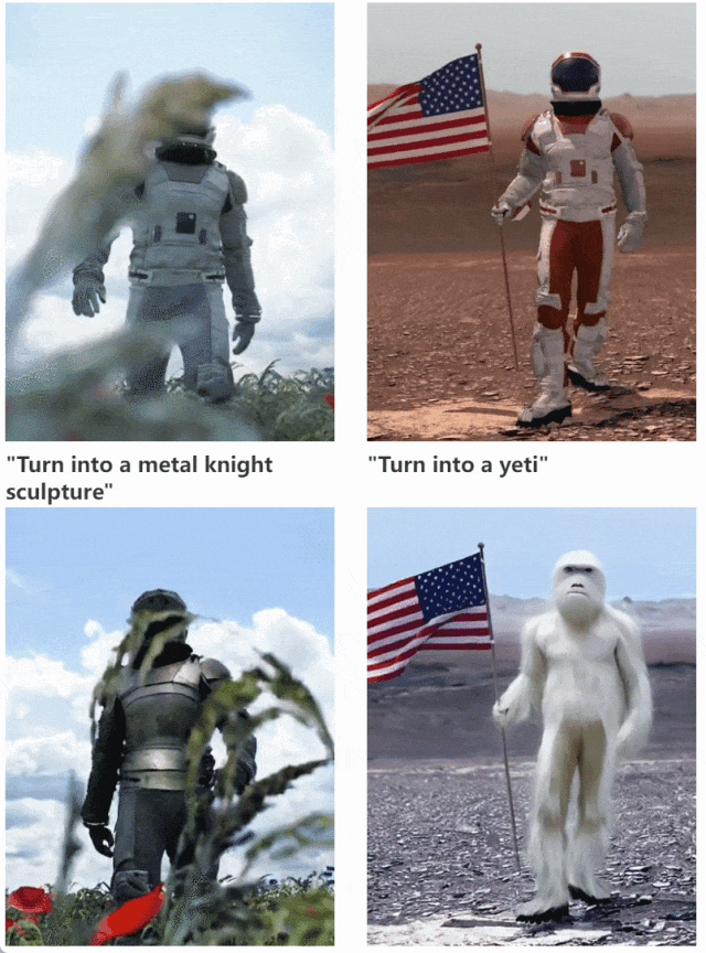 14秒就能重建视频,还能变换角色,Meta让视频合成提速44倍