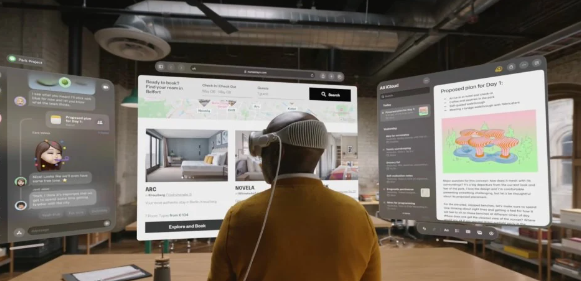 使用Vision Pro的智能设置界面，实现曝光控制：轻松享受舒适体验