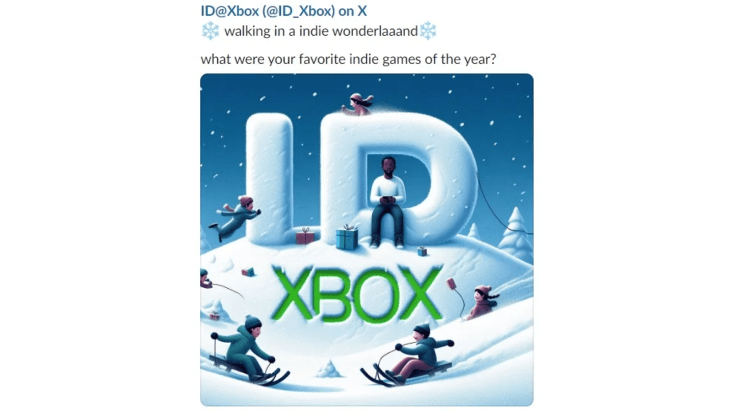 AI生成图片质量不佳，微软Xbox的推文引起了开发者和玩家的不满情绪