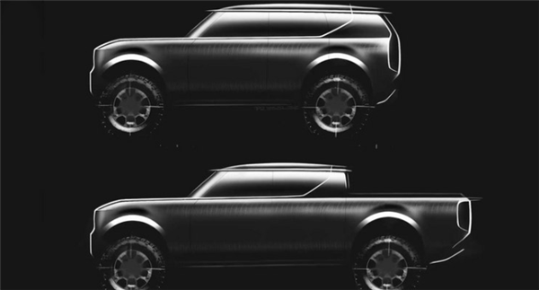 大众全新子品牌Scout揭秘：2024年首发硬派SUV与皮卡，纯电动驱动